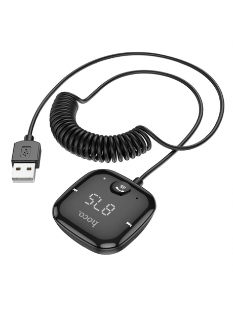 FM трансмитер с bluetooth Hoco E65 Unity car BT FM transmitter black