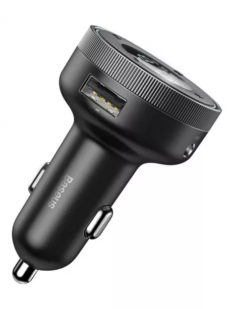 автомобильная зарядка с bluetooth FM трансмиттером Baseus Enjoy Car Wireless MP3 Charger (Wireless 5.0+5V/3.4A) black