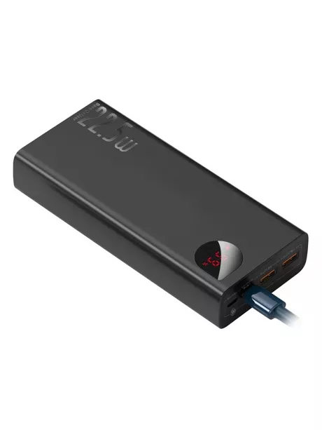 внешний аккумулятор Baseus Adaman Metal Digital Display QC Power Bank 22.5W 30000mAh tarnish