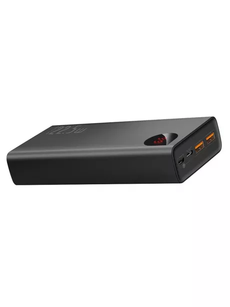 внешний аккумулятор Baseus Adaman Metal Digital Display QC Power Bank 22.5W 30000mAh tarnish