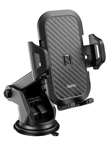 держатель Hoco CA76 Touareg one-touch center console car holder black