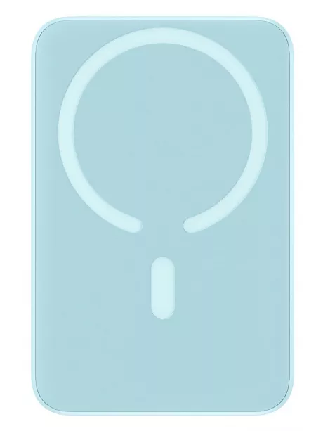 внешний аккумулятор c магнитной зарядкой iPhone Baseus Magnetic Mini Wireless Fast Charge Power Bank 10000mAh 20W blue