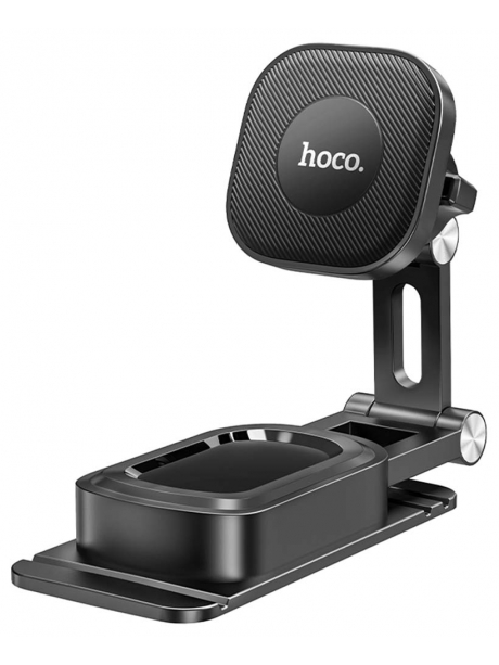 держатель на 3М скотче со штангой Hoco H4 Mike magnetic car mount (center console) black