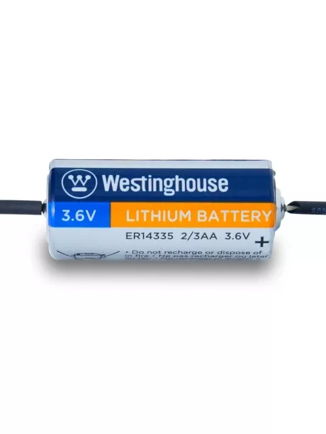 литиевые батарейки 3.6v Westinghouse ER 14335Y (2/3AA) axial wires 3шт. 