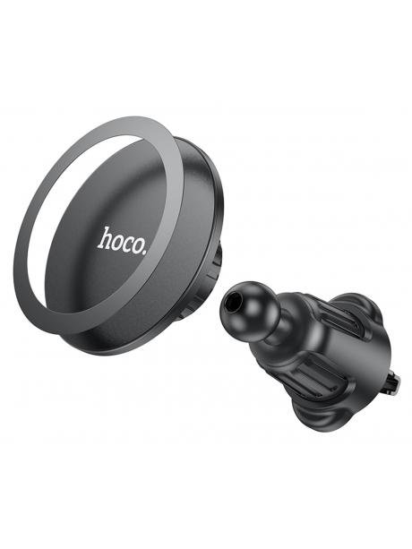 магнитный держатель MagSafe Hoco H12 Fine jade ring magnetic car holder (air outlet) black