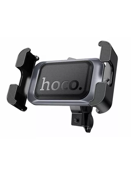 держатель на руль велосипеда или мотоцикла Hoco H82 Vista bicycle Motorcycle Universal holder black metal gray