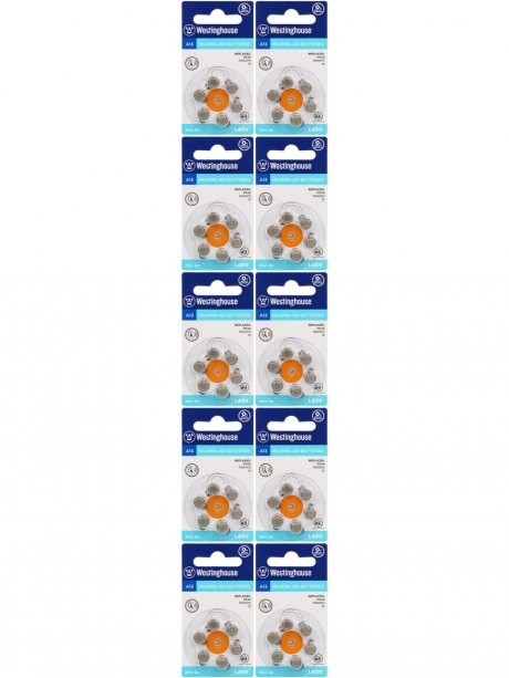 батарейка Westinghouse ZA13/PR48 60шт. 