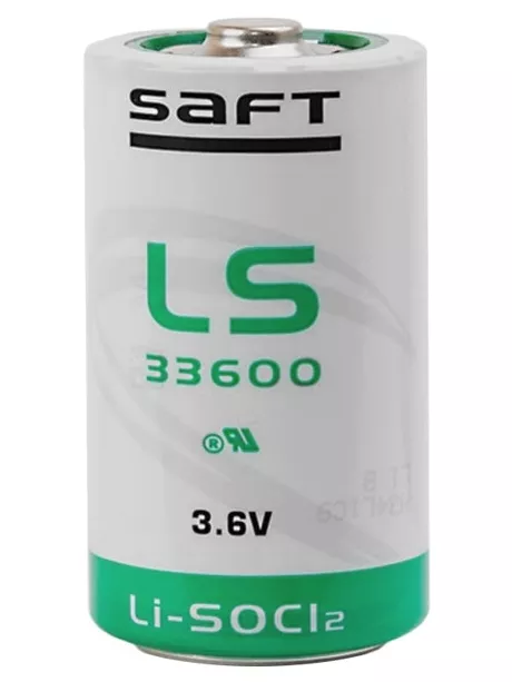 литиевая батарейка для счётчика Saft LS 33600 (D) 4шт. 
