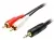 кабель межблочный ATcom 3.5mm>2xRCA 1.5m (M/M) 