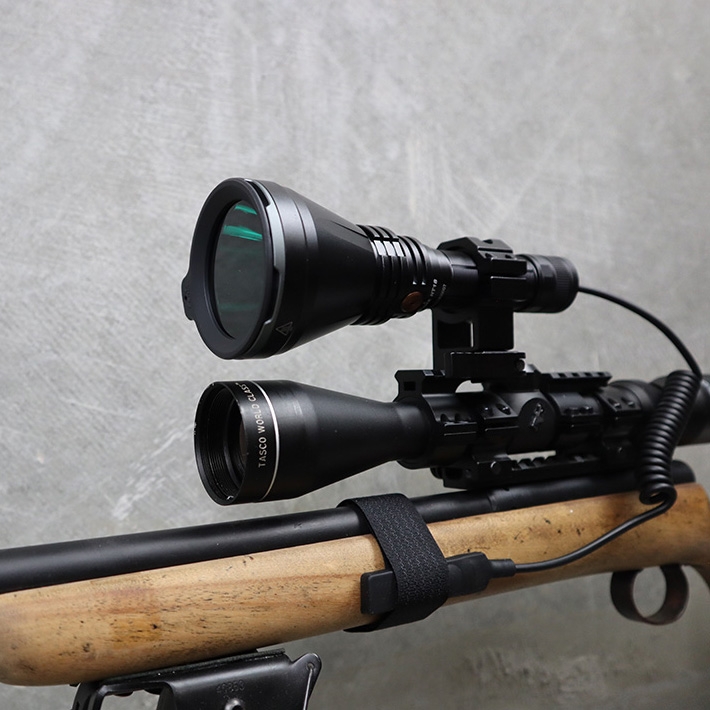 светодиодный фонарь Fenix HT18R комплект с креплением ALG-18 и тактической кнопкой AER-05