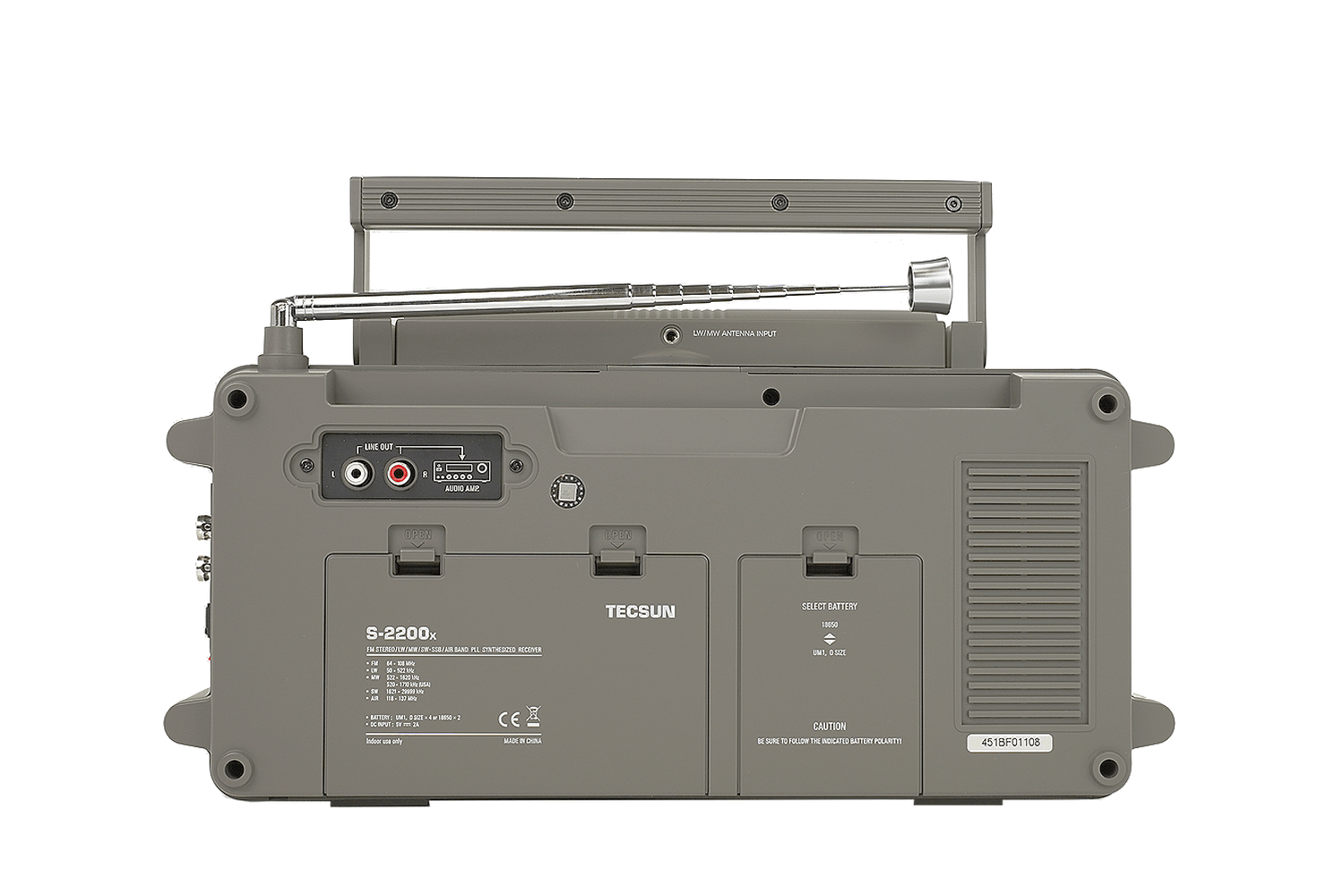 Tecsun S-2200x с частотными диапазонами